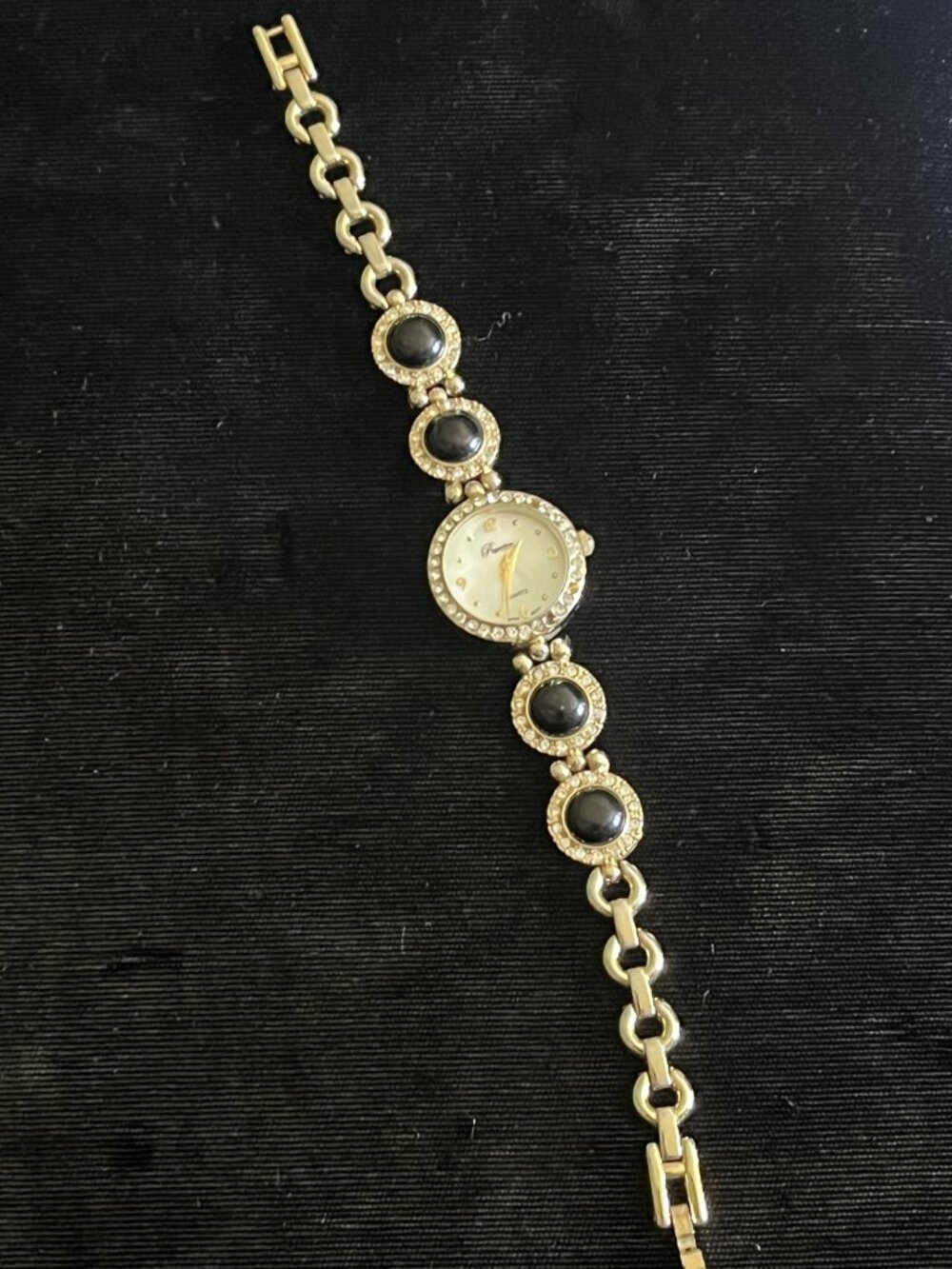 Royalton Womens Mother of Pearl Crystal Bracelet Watch V377